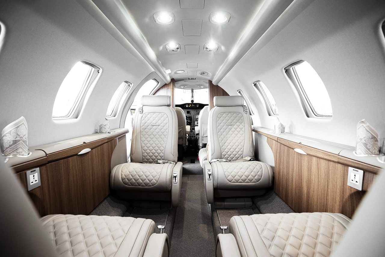 Cessna Citation CJ cabin interior