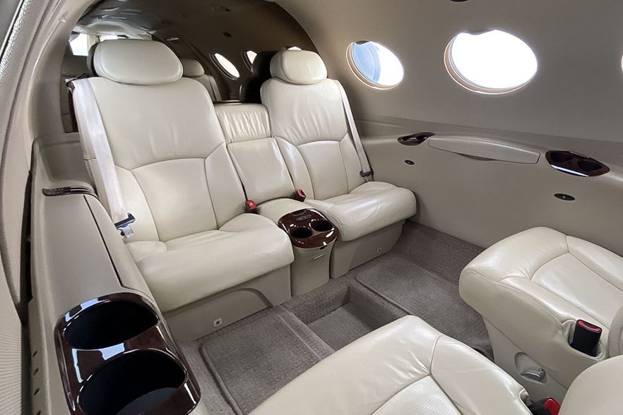 Cessna Citation Mustang cabin interior