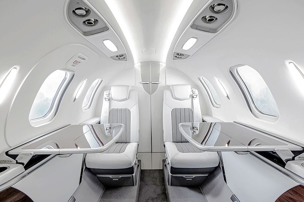 HondaJet cabin interior
