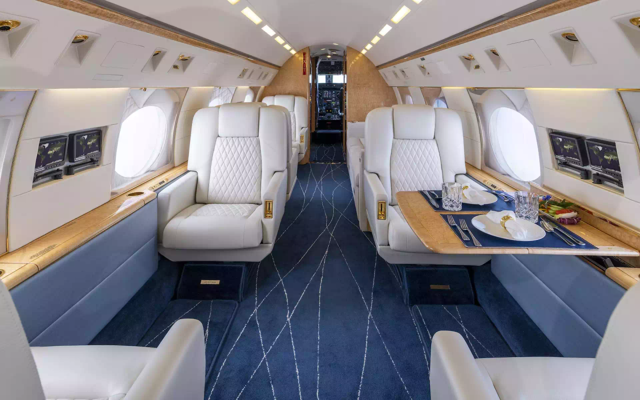 Gulfstream GIV-SP cabin interior