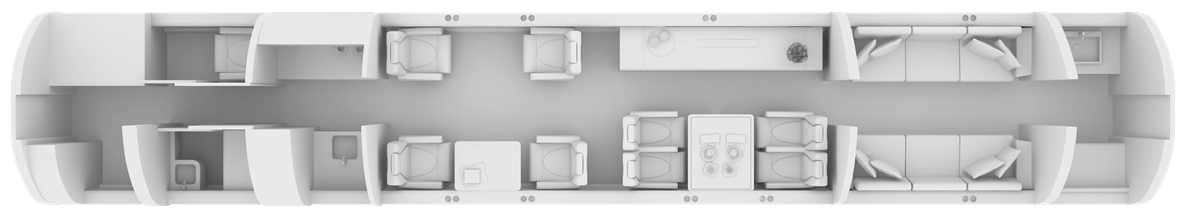 Kabinenlayout Gulfstream G650