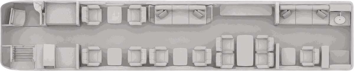 Gulfstream G800 cabin layout diagram