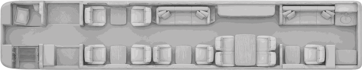 Bombardier Global 8000 cabin layout diagram