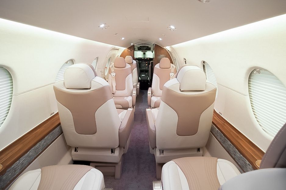Beechcraft Beechjet 400A cabin interior