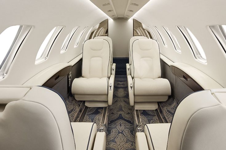 Cessna Citation CJ2 cabin interior