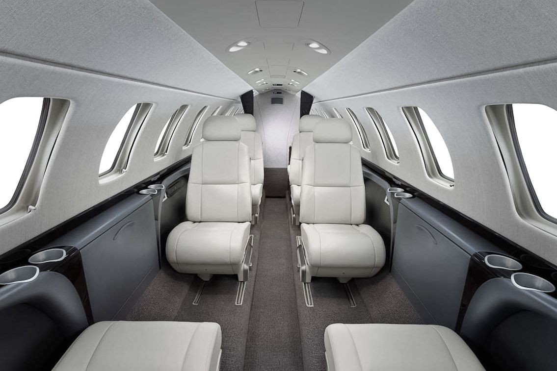 Kabineninnenraum Cessna Citation CJ3/CJ3+