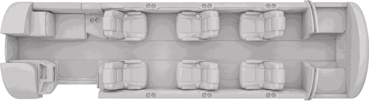 Cessna Citation CJ4 Gen2 cabin layout diagram