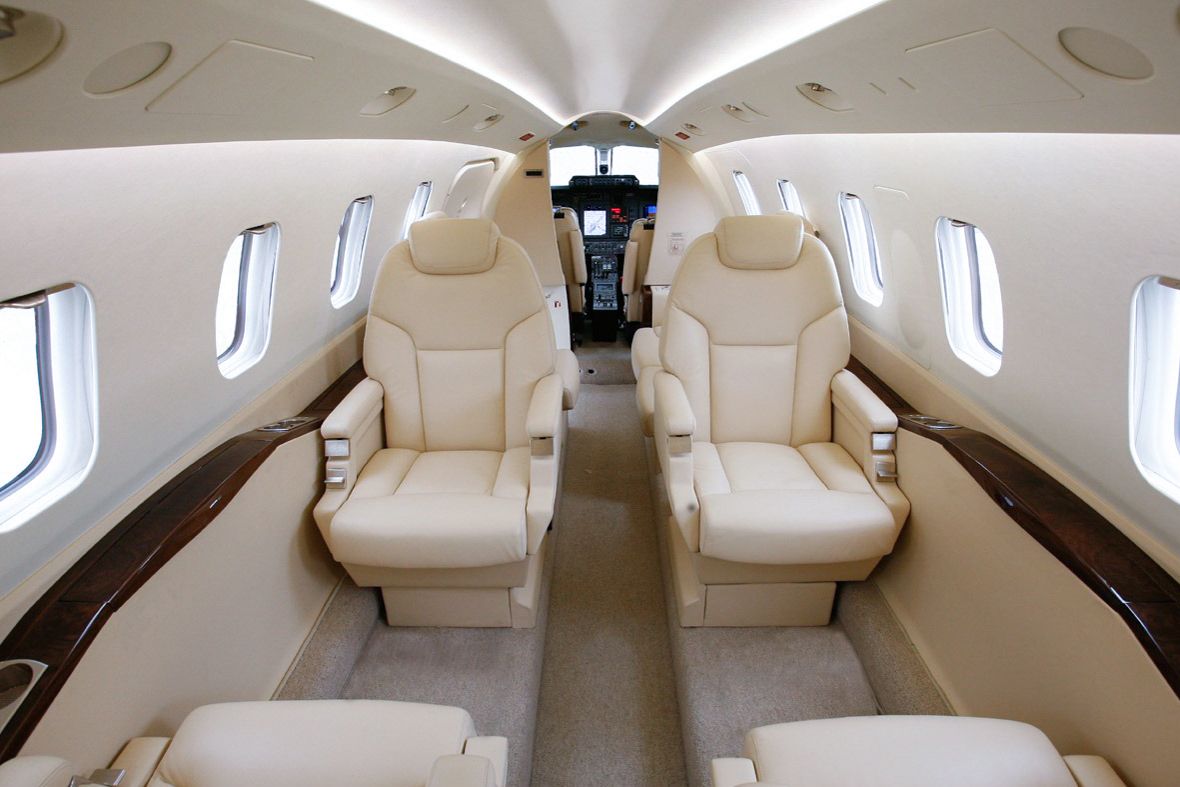 Piaggio Avanti cabin interior