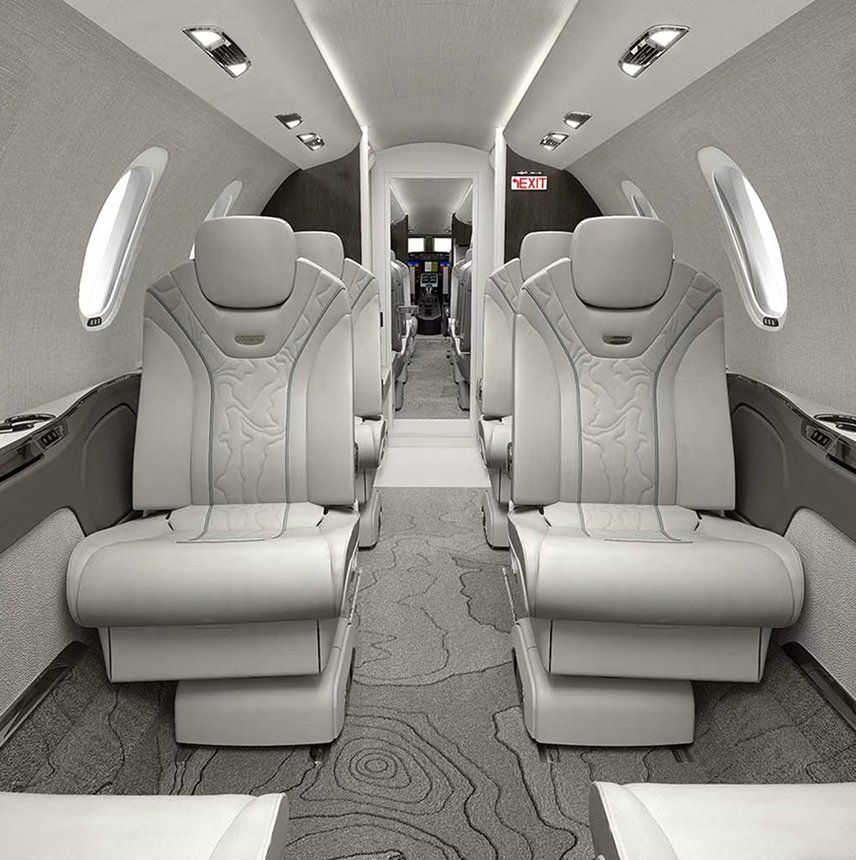 Cessna Citation Ascend cabin interior