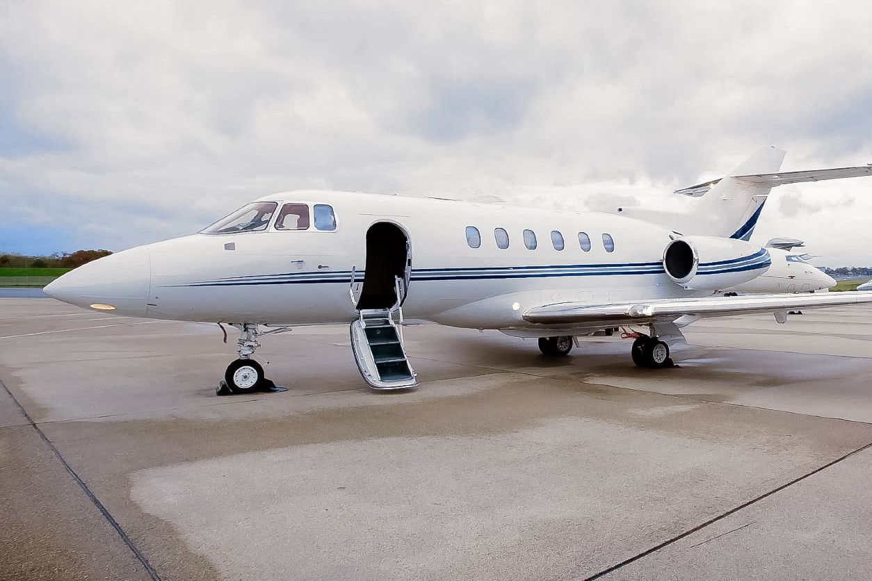 Beechcraft Hawker 850XP cabin interior