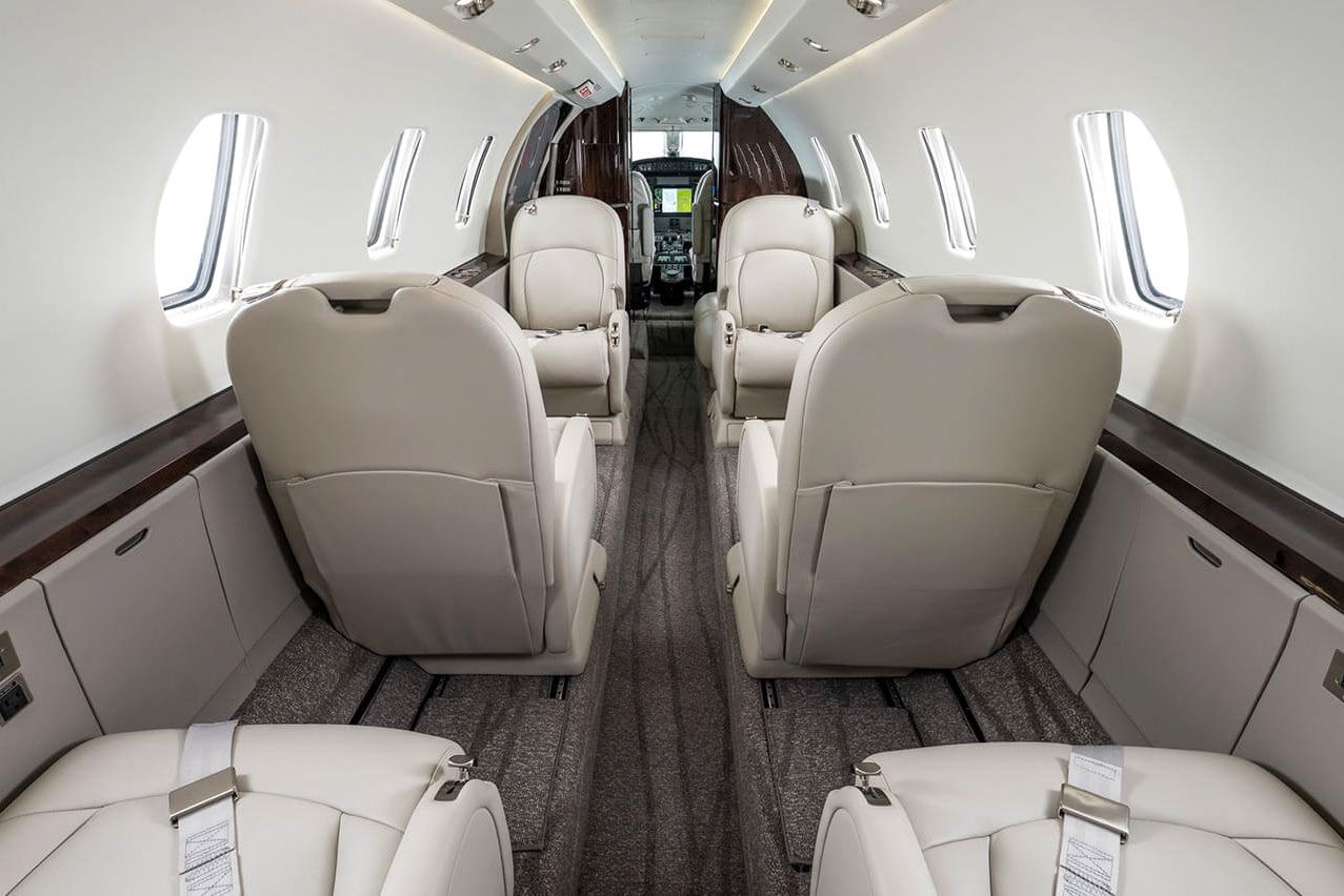 Cessna Citation Excel cabin interior