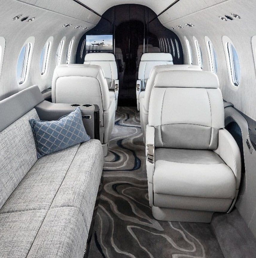 Cessna Citation Longitude cabin interior