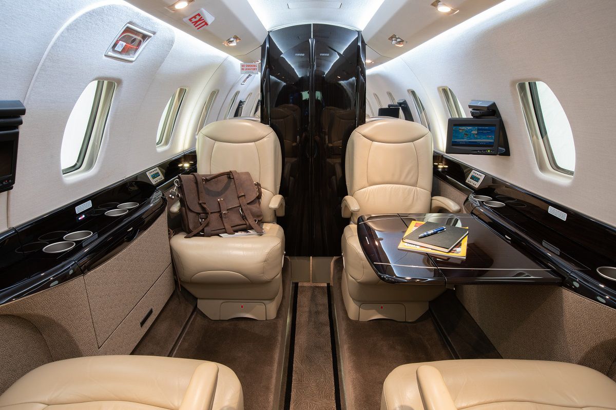 Cessna Citation X cabin interior