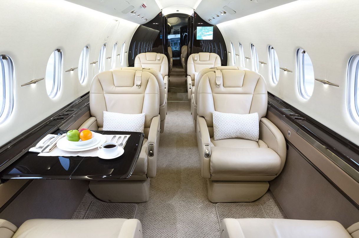 Beechcraft Hawker 4000 cabin interior