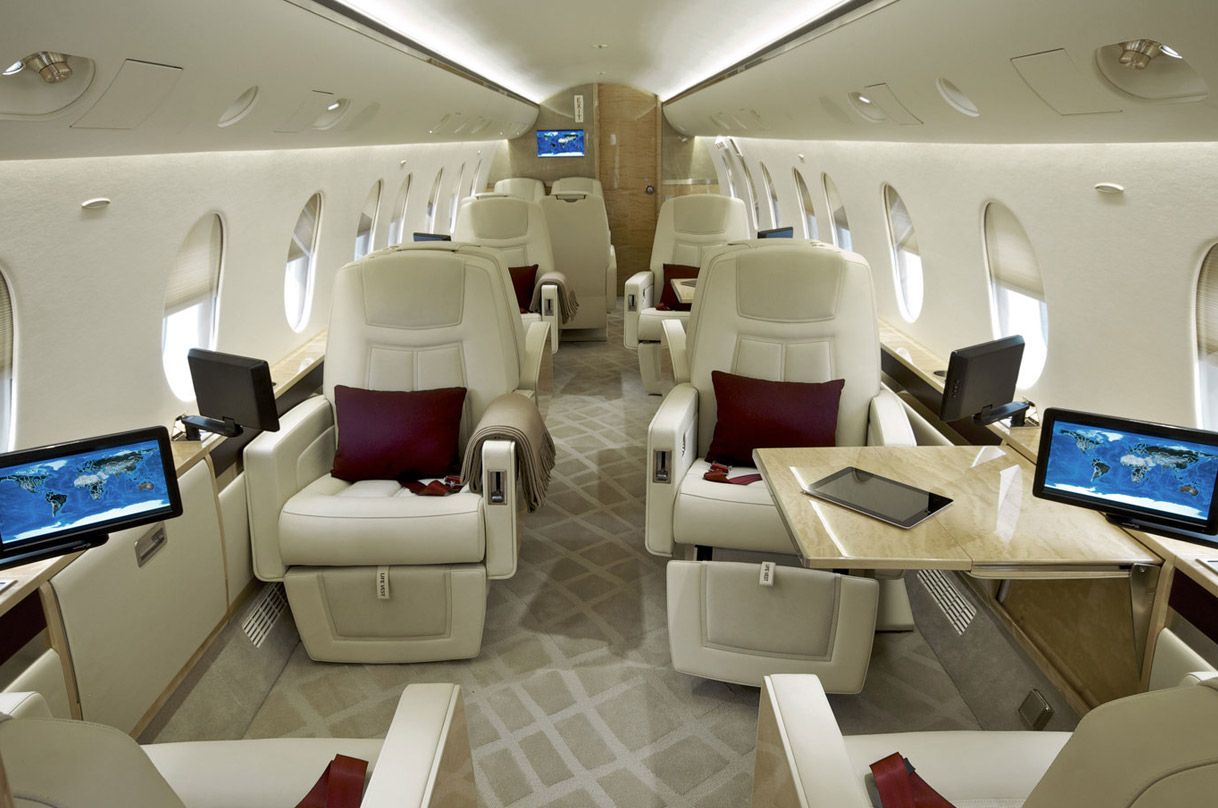 Intérieur de la cabine Dornier 328 Turboprop