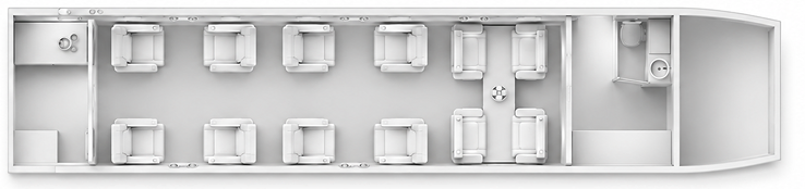 Plan de cabine Dornier 328 Turboprop