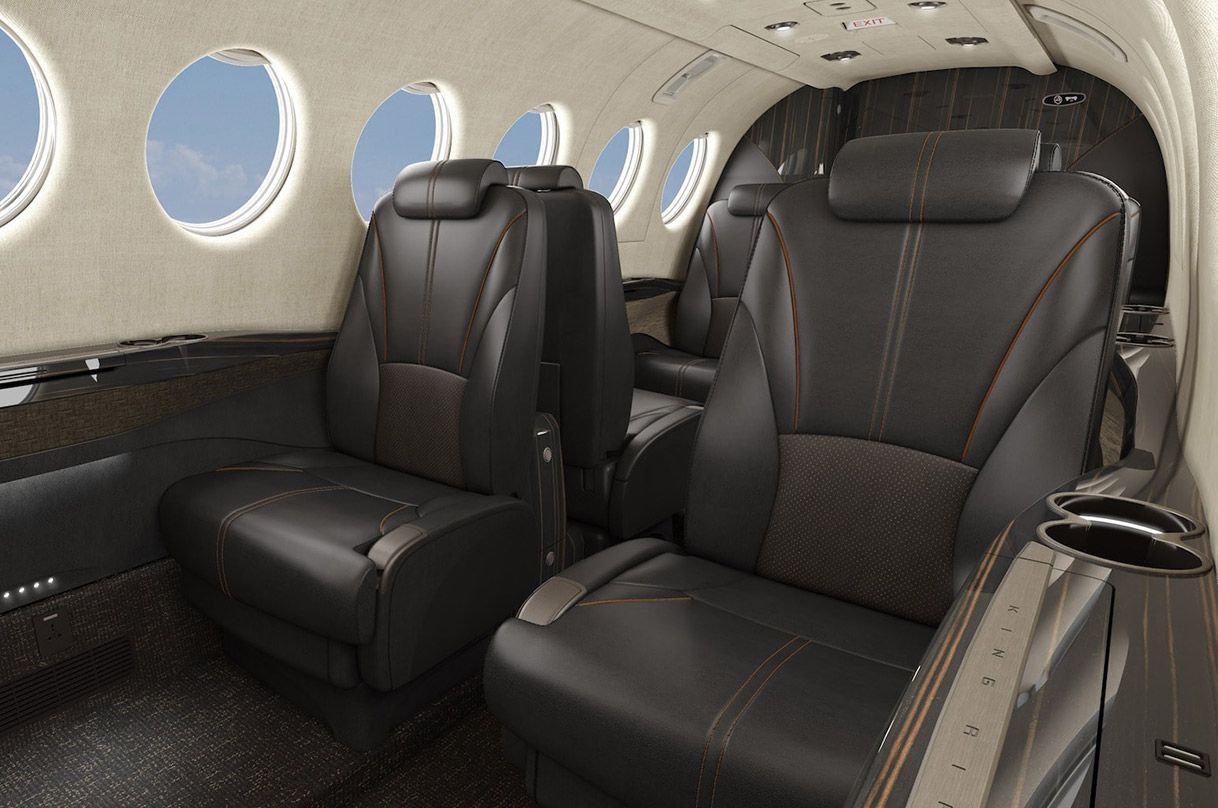Beechcraft King Air 360 cabin interior