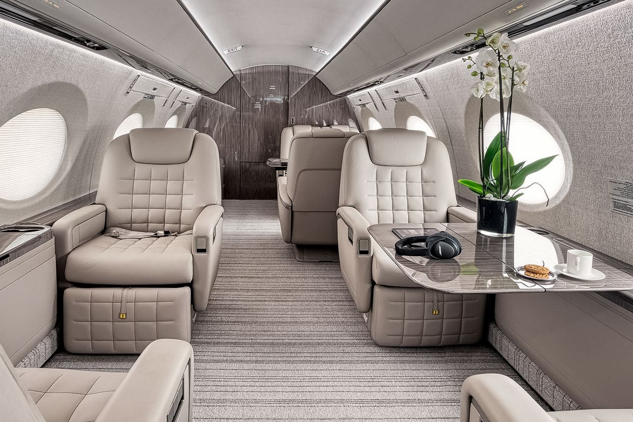 Gulfstream G500 cabin interior