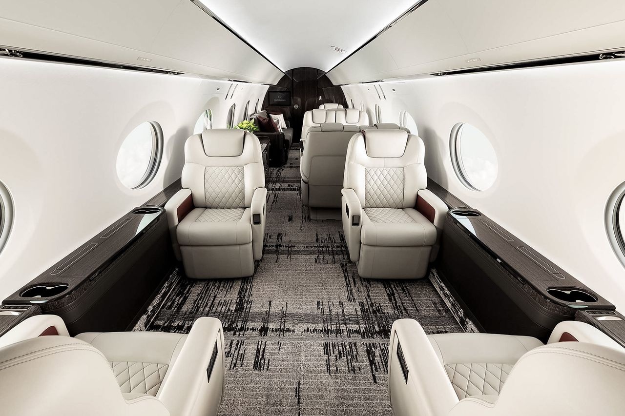 Gulfstream G600 cabin interior
