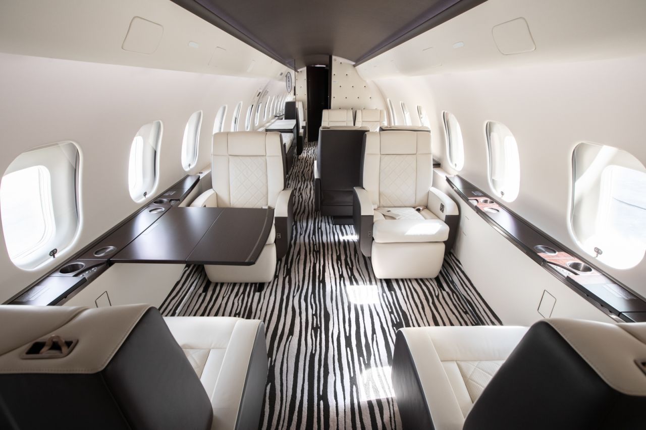 Bombardier Global 5000 cabin interior