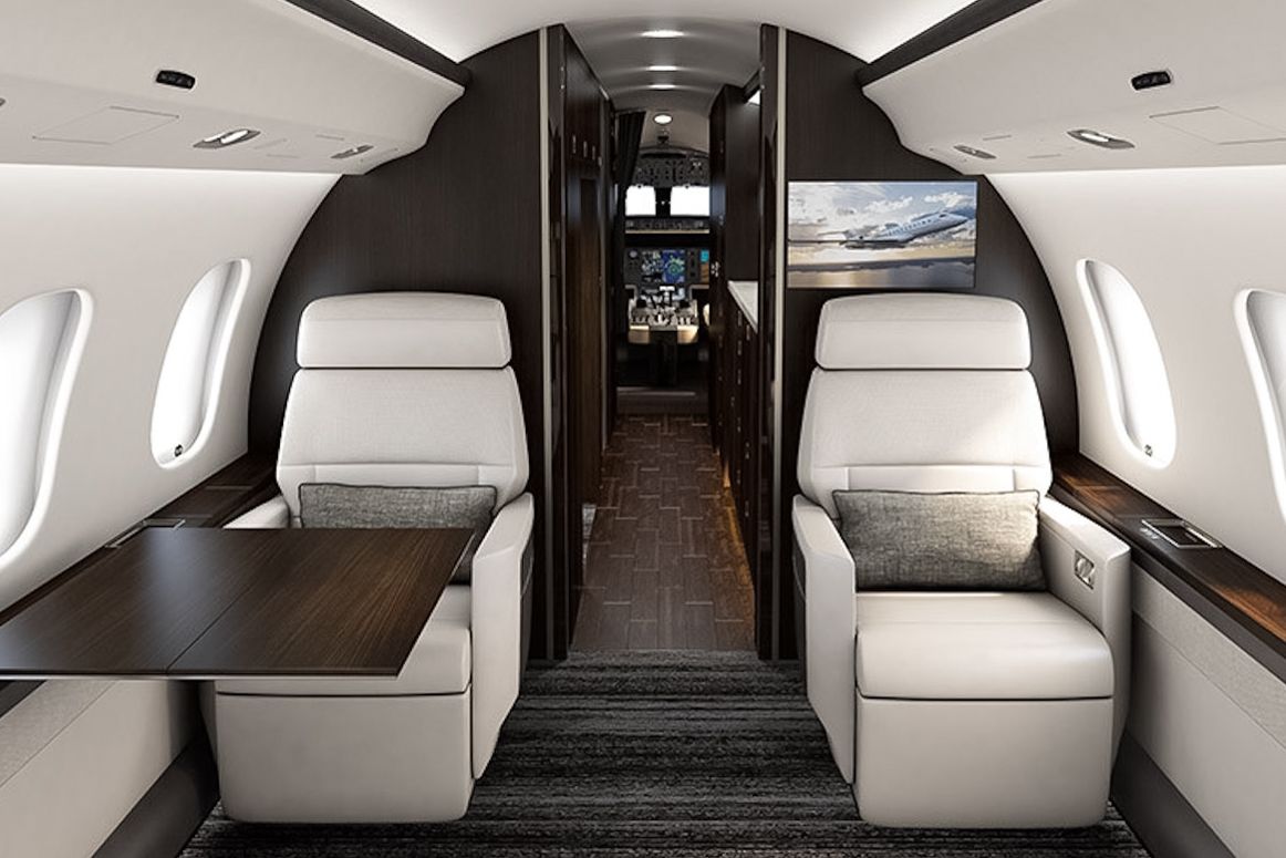 Bombardier Global 6000 cabin interior