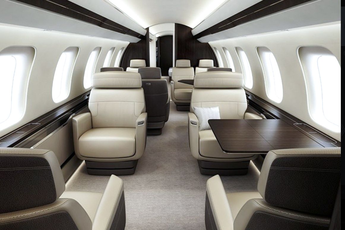 Bombardier Global 7000 cabin interior