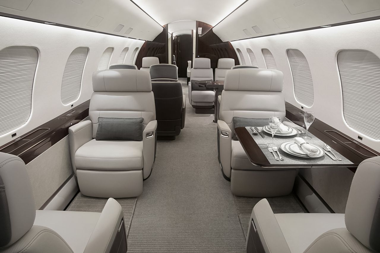 Bombardier Global 7500 cabin interior