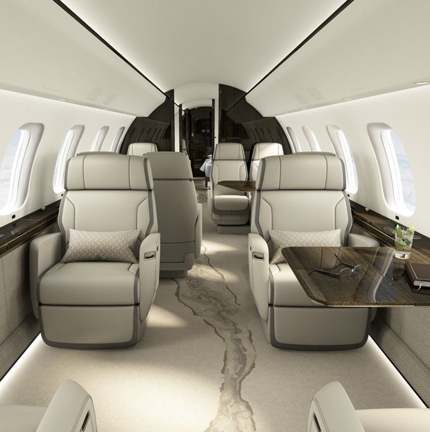 Bombardier Global 8000 cabin interior