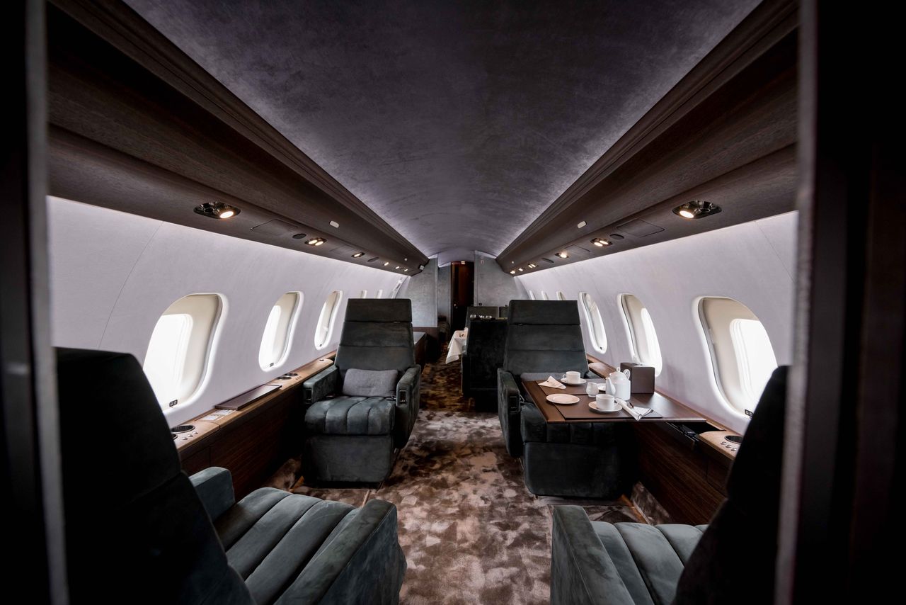 Intérieur de la cabine Bombardier Global Express XRS