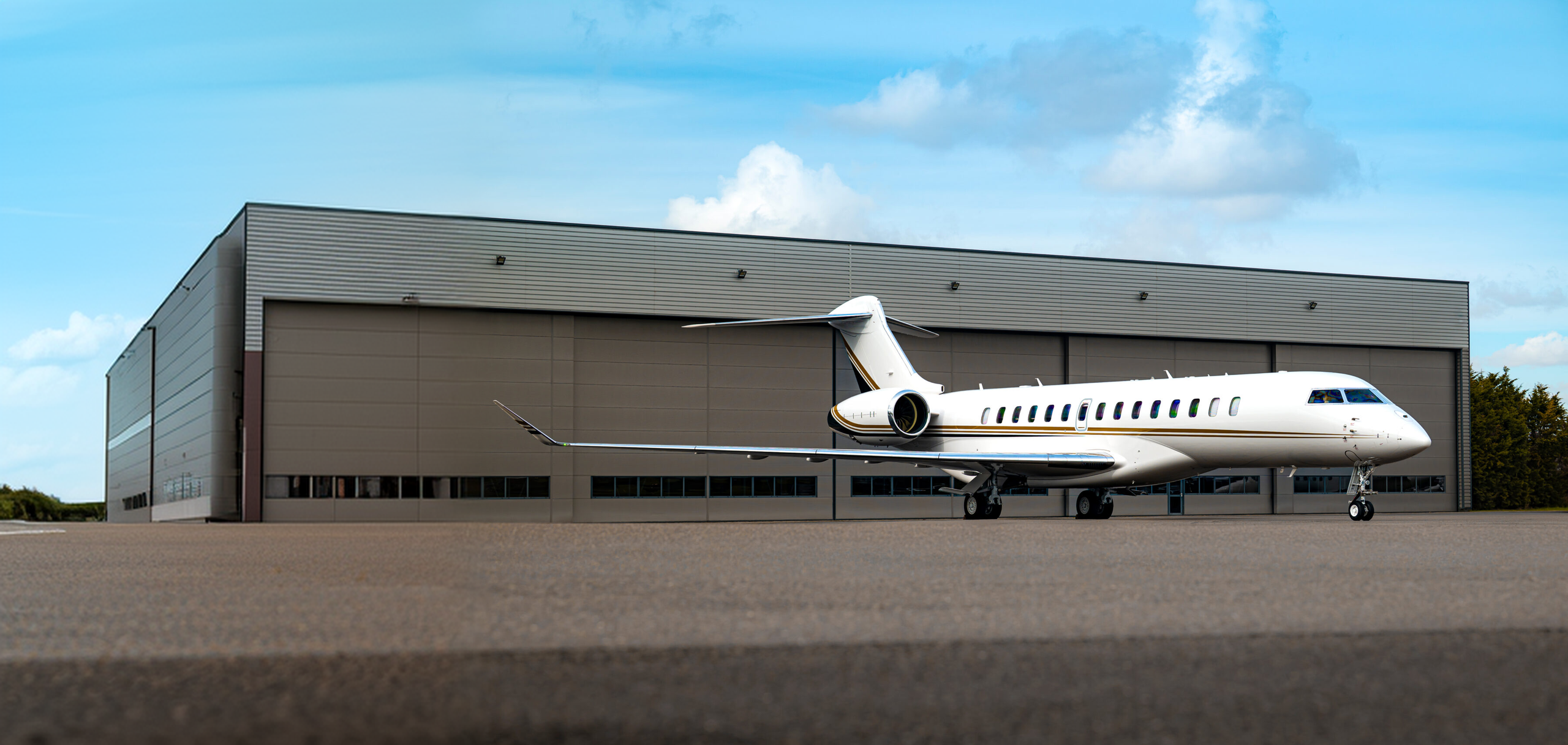 Jet privato ultra long range in volo