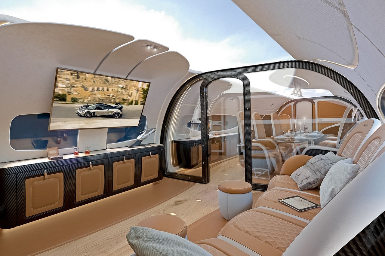 Airbus ACJ319 NEO cabin interior