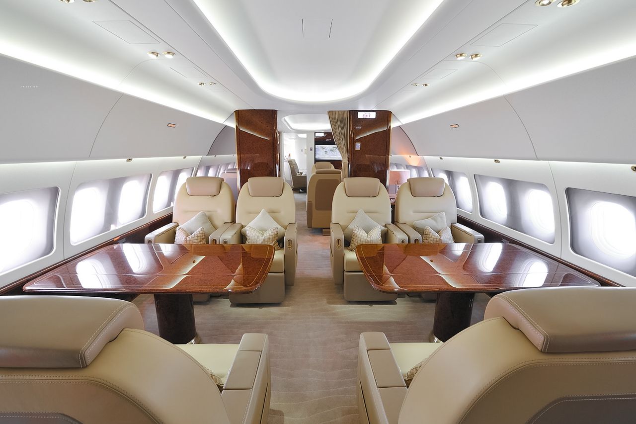 Airbus ACJ320 cabin interior